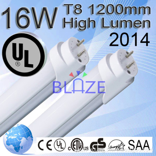 High cri and 5 years warranty UL DLC Certified T8 16W 4Ft LED Tube Lighting
